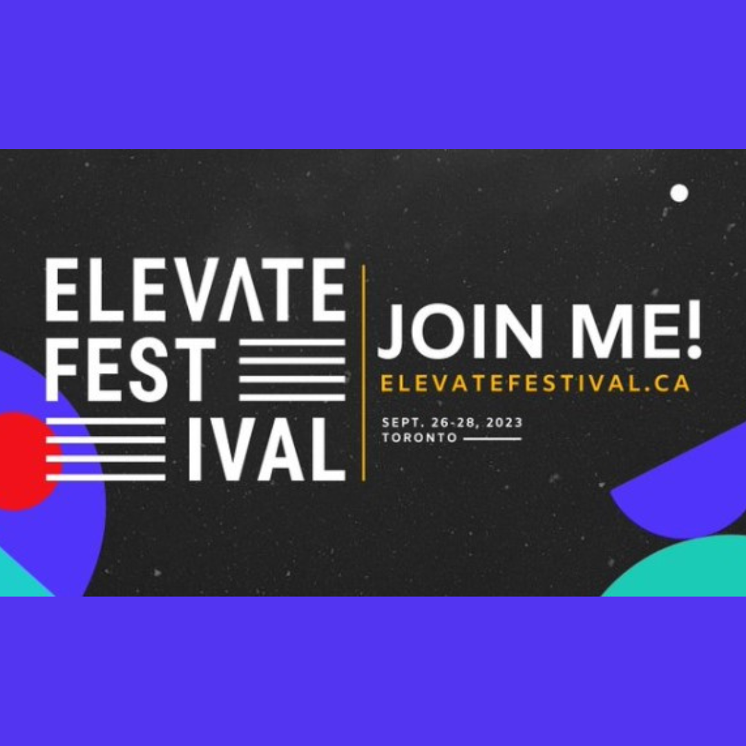 The logo for the elevate festival in calgary.